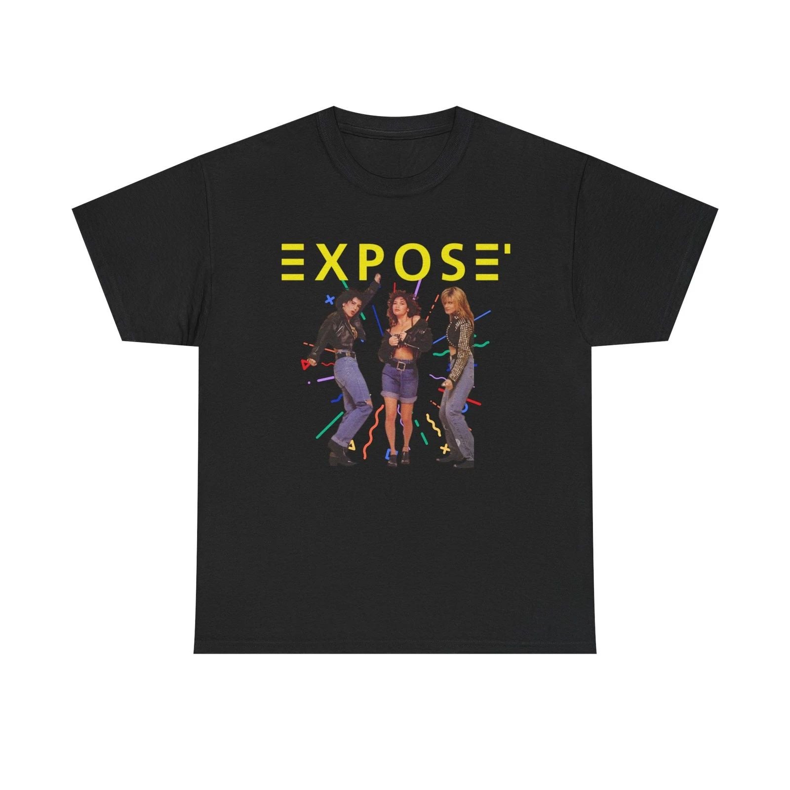 Expose Heavy Cotton Tee, 80's Music, Music Fan Gift Unisex T-shirt, Sweatshirt, Hoodie, Long Sleeve Tee - T-Shirt, Sweatshirt, Hoodie