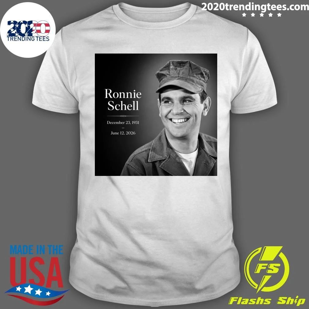 Rip Ronnie Schell December 23, 1931  June 12, 2026 Shirt Unisex T-shirt, Sweatshirt, Hoodie, Long Sleeve Tee - T-Shirt, Sweatshirt, Hoodie
