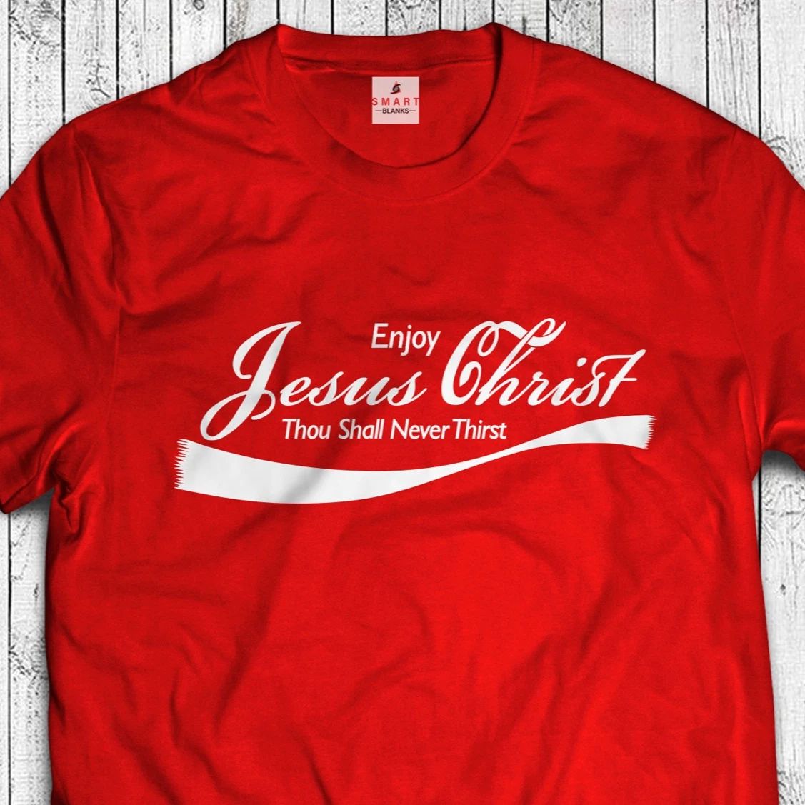 Enjoy Jesus Christ Christian T-Shirt Thou Shall Never Thirst Funny vintage Jesus Unisex T-shirt, Sweatshirt, Hoodie, Long Sleeve Tee - T-Shirt, Sweatshirt, Hoodie