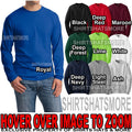 HANES Mens Long Sleeve BEEFY-T T-Shirt 100% PRESHRUNK COTTON S-XL, 2XL, 3XL NEW Unisex T-shirt, Sweatshirt, Hoodie, Long Sleeve Tee - T-Shirt, Sweatshirt, Hoodie