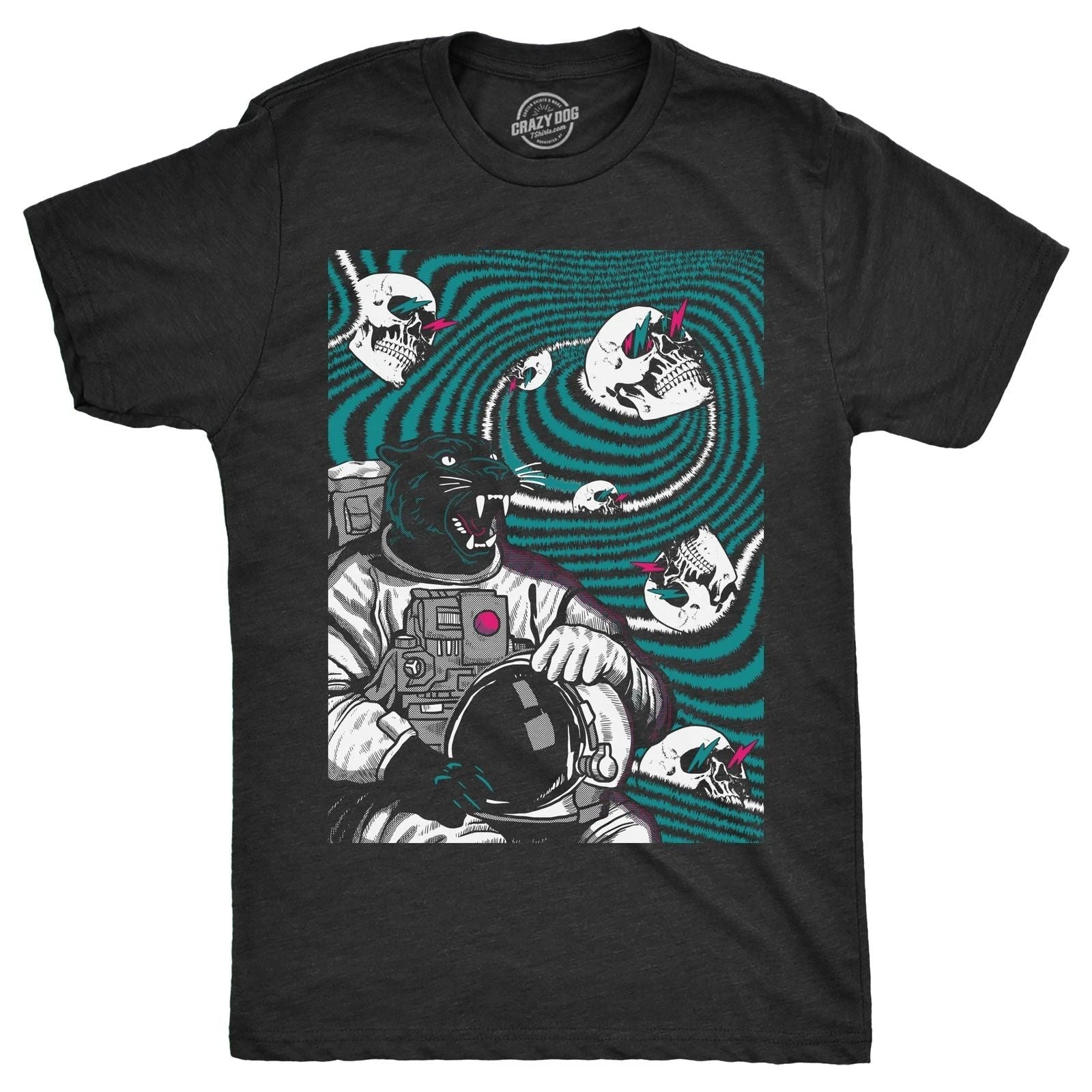 Mens Funny T Shirts Panther Astronaut Sarcastic Space Graphic Novelty Tee for Unisex T-shirt, Sweatshirt, Hoodie, Long Sleeve Tee - T-Shirt, Sweatshirt, Hoodie