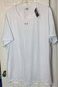 Under Armour Mens White Team Tech Polyester Shirt Big & Tall Size 5XL NWT New Unisex T-shirt, Sweatshirt, Hoodie, Long Sleeve Tee - T-Shirt, Sweatshirt, Hoodie