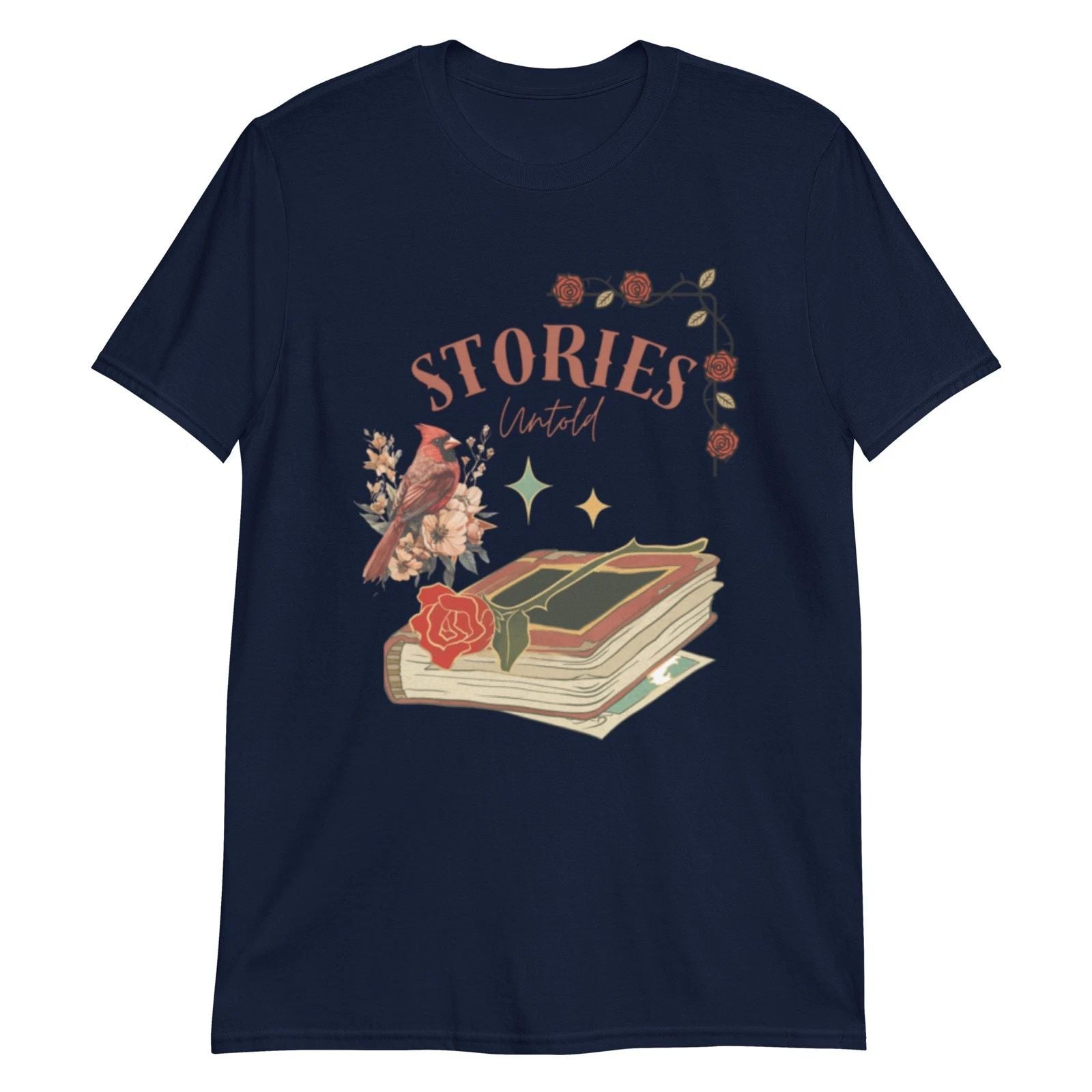 Vintage floral books stories urban Unisex T-Shirt Unisex T-shirt, Sweatshirt, Hoodie, Long Sleeve Tee - T-Shirt, Sweatshirt, Hoodie