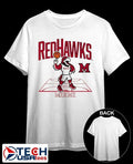 Miami Redhawks Basketball mascot court shirt Unisex T-shirt, Sweatshirt, Hoodie, Long Sleeve Tee - T-Shirt, Sweatshirt, Hoodie