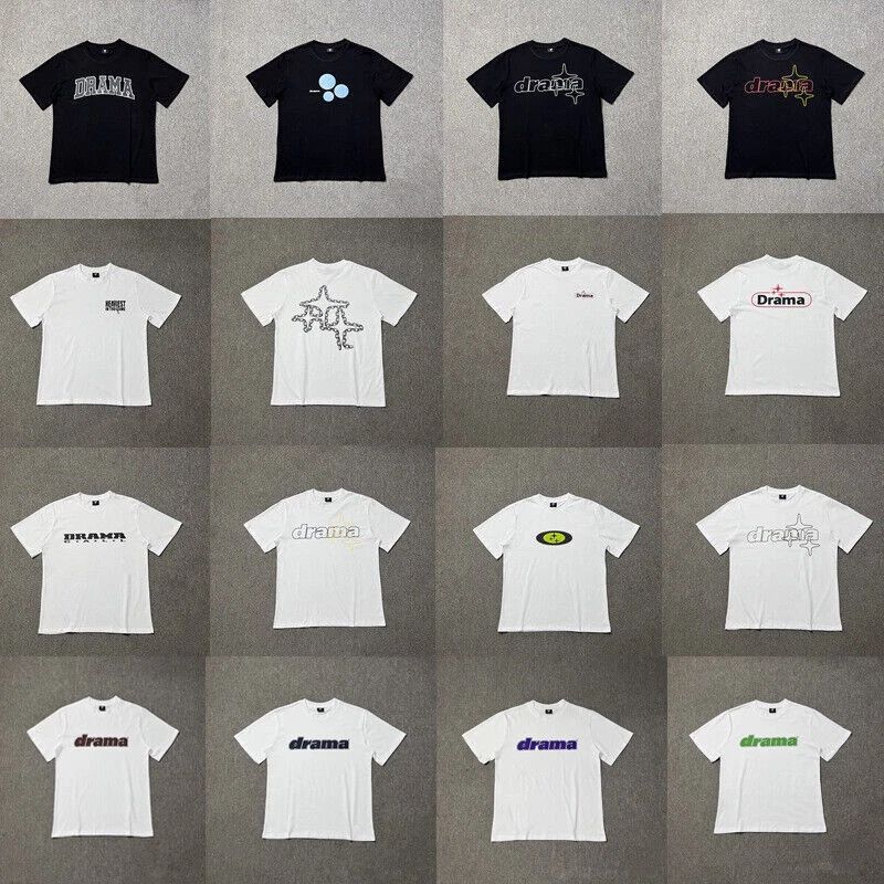 Drama Call Unisex Street Hip-Hop Loose Casual Round Neck Short Sleeved T-Shirt Unisex T-shirt, Sweatshirt, Hoodie, Long Sleeve Tee - T-Shirt, Sweatshirt, Hoodie
