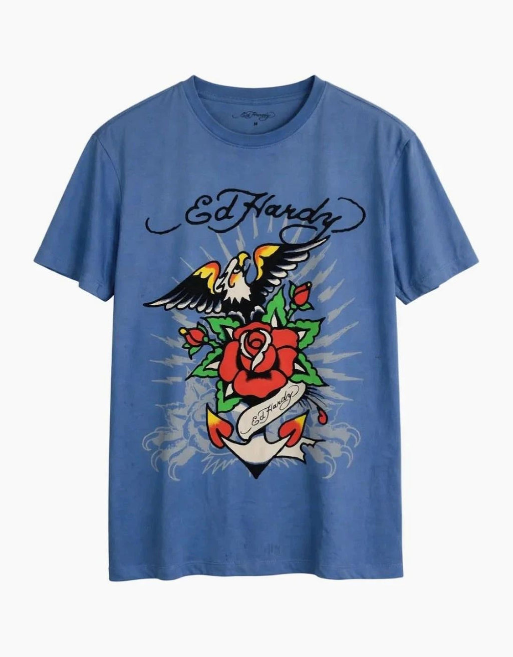 ED Hardy Eagle Vintage Wash Blue T-Shirt Unisex T-shirt, Sweatshirt, Hoodie, Long Sleeve Tee - T-Shirt, Sweatshirt, Hoodie