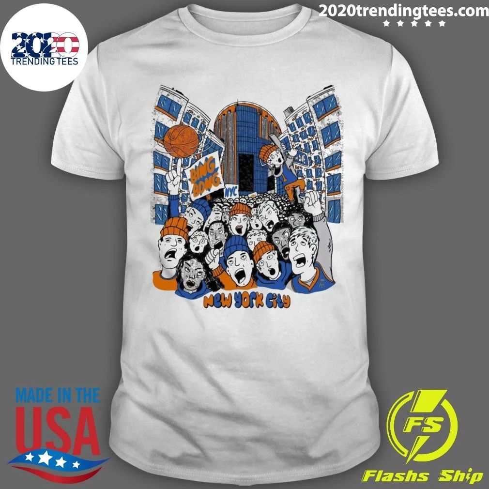 New York City Knicks Basketball Fan Bing Bong NYC Shirt Unisex T-shirt, Sweatshirt, Hoodie, Long Sleeve Tee - T-Shirt, Sweatshirt, Hoodie
