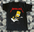 METALLICA - Bart Simpson Guitar Rock Fan Funny Black, White T-shirt S-5XL Unisex T-shirt, Sweatshirt, Hoodie, Long Sleeve Tee - T-Shirt, Sweatshirt, Hoodie