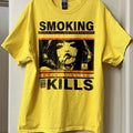 Smoking Kills Retro Manga Style Graphic T-Shirt Unisex T-shirt, Sweatshirt, Hoodie, Long Sleeve Tee - T-Shirt, Sweatshirt, Hoodie