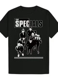 Men'S Casual Summer T-Shirt - "The Specials" Band Graphic, Black & White Design, Unisex T-shirt, Sweatshirt, Hoodie, Long Sleeve Tee - T-Shirt, Sweatshirt, Hoodie