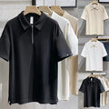 Men's Comfortable Summer Lapel TShirt Stylish Short Sleeve Casual Wear Unisex T-shirt, Sweatshirt, Hoodie, Long Sleeve Tee - T-Shirt, Sweatshirt, Hoodie