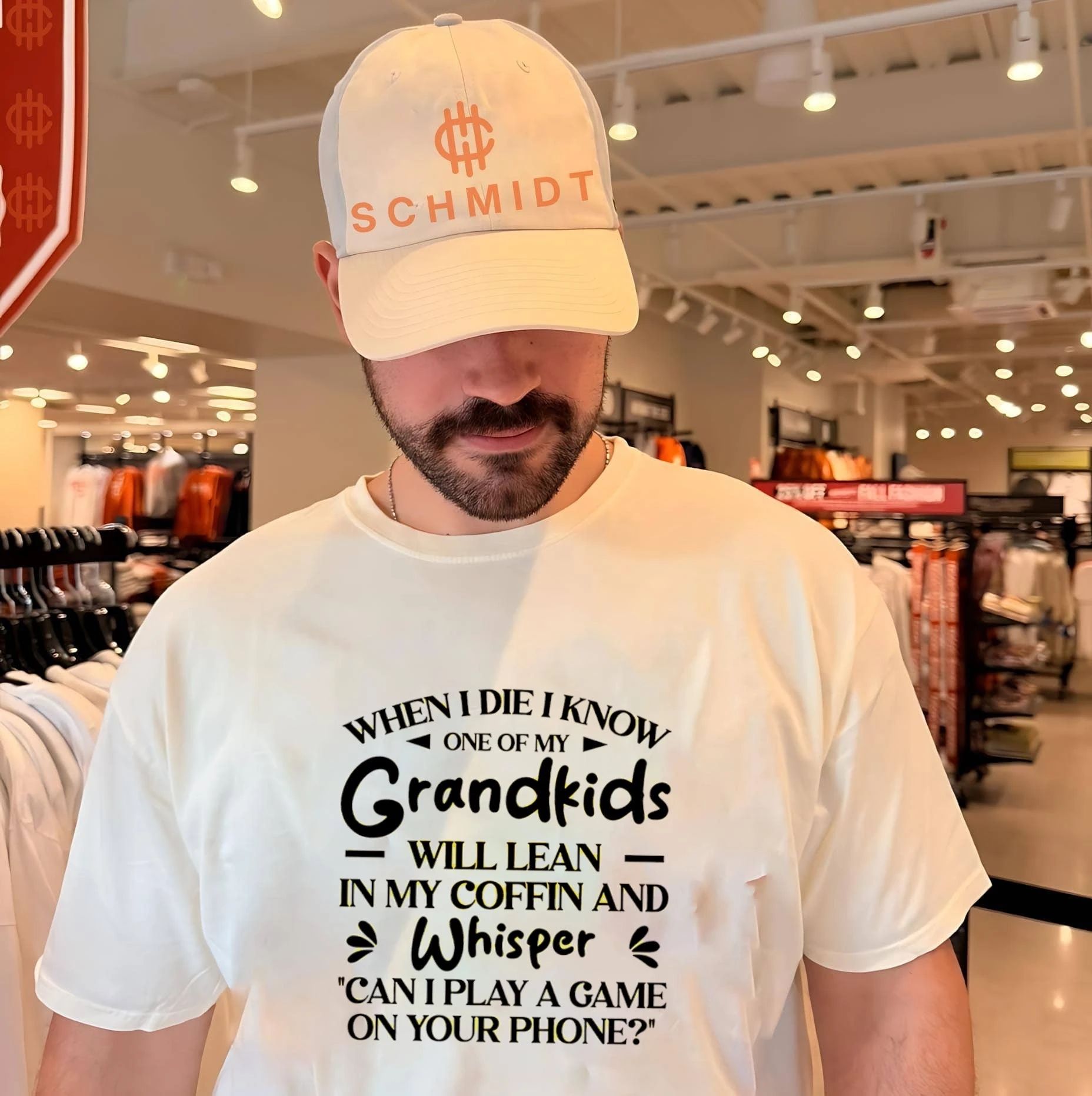 When I die I know one of my grandkids will lean in my coffin shirt Unisex T-shirt, Sweatshirt, Hoodie, Long Sleeve Tee - T-Shirt, Sweatshirt, Hoodie