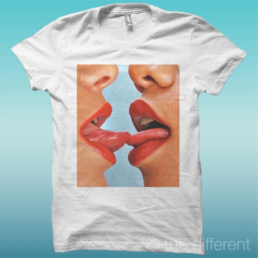 T-shirt Man Mouth Tongue Girl Sexy White The Happiness Is Have My T-shirt New Unisex T-shirt, Sweatshirt, Hoodie, Long Sleeve Tee - T-Shirt, Sweatshirt, Hoodie