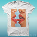 T-shirt Man Mouth Tongue Girl Sexy White The Happiness Is Have My T-shirt New Unisex T-shirt, Sweatshirt, Hoodie, Long Sleeve Tee - T-Shirt, Sweatshirt, Hoodie