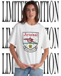 Arsenal Vintage Crest Shield Soccer Premier League logo shirt Unisex T-shirt, Sweatshirt, Hoodie, Long Sleeve Tee - T-Shirt, Sweatshirt, Hoodie