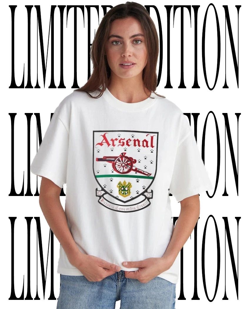 Arsenal Vintage Crest Shield Soccer Premier League logo shirt Unisex T-shirt, Sweatshirt, Hoodie, Long Sleeve Tee - T-Shirt, Sweatshirt, Hoodie