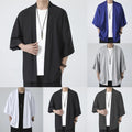 Stylish Men's Kimono Coat Loose Fit Cardigan Japanese Yukata Outerwear Unisex T-shirt, Sweatshirt, Hoodie, Long Sleeve Tee - T-Shirt, Sweatshirt, Hoodie