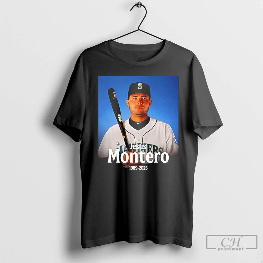 Classic Rip Jesus Montero 1989 2025 T Shirts Unisex T-shirt, Sweatshirt, Hoodie, Long Sleeve Tee - T-Shirt, Sweatshirt, Hoodie
