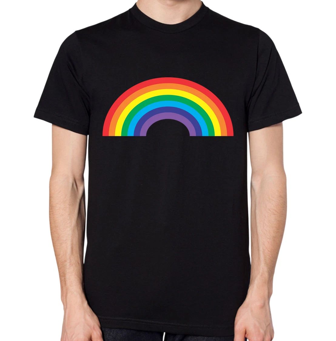 Rainbow T-Shirt Men Women Unisex Top Unisex T-shirt, Sweatshirt, Hoodie, Long Sleeve Tee - T-Shirt, Sweatshirt, Hoodie