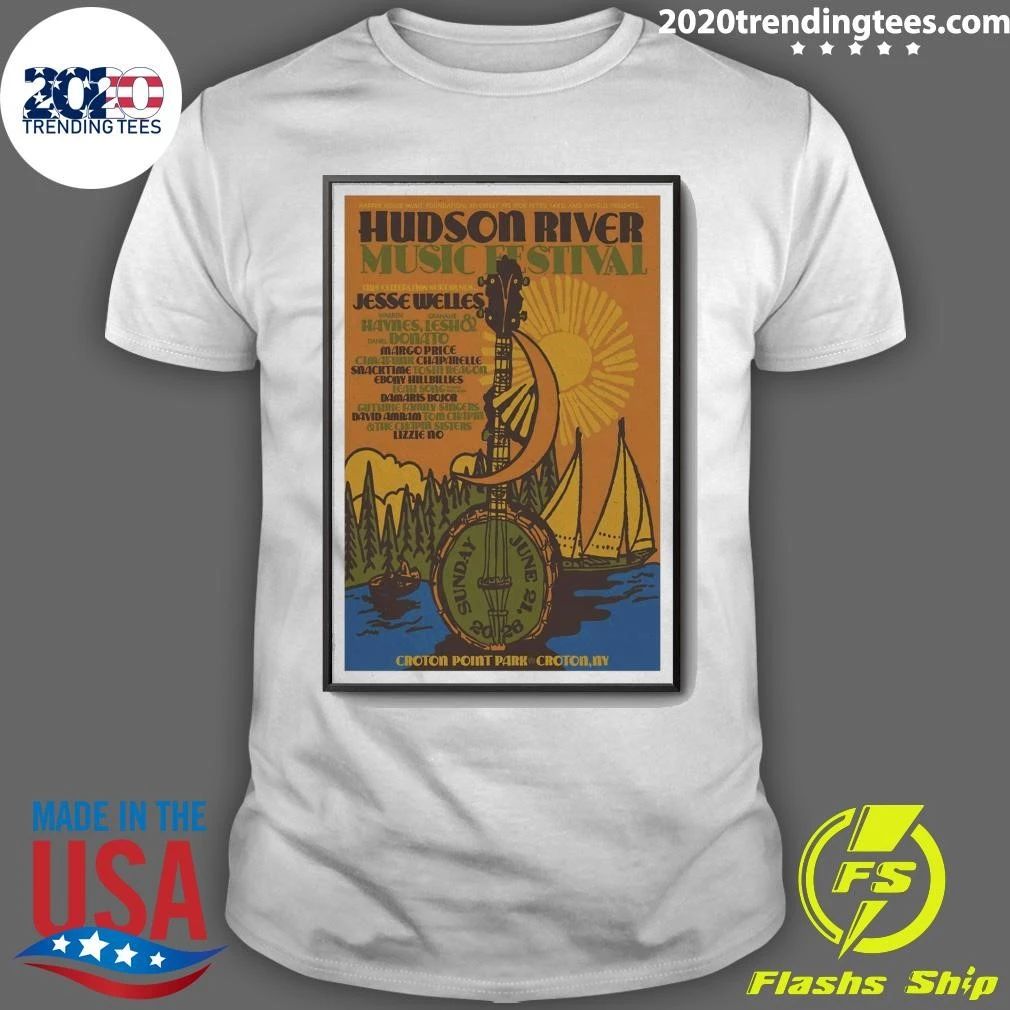 Hudson River Music Festival 2026 Shirt Unisex T-shirt, Sweatshirt, Hoodie, Long Sleeve Tee - T-Shirt, Sweatshirt, Hoodie