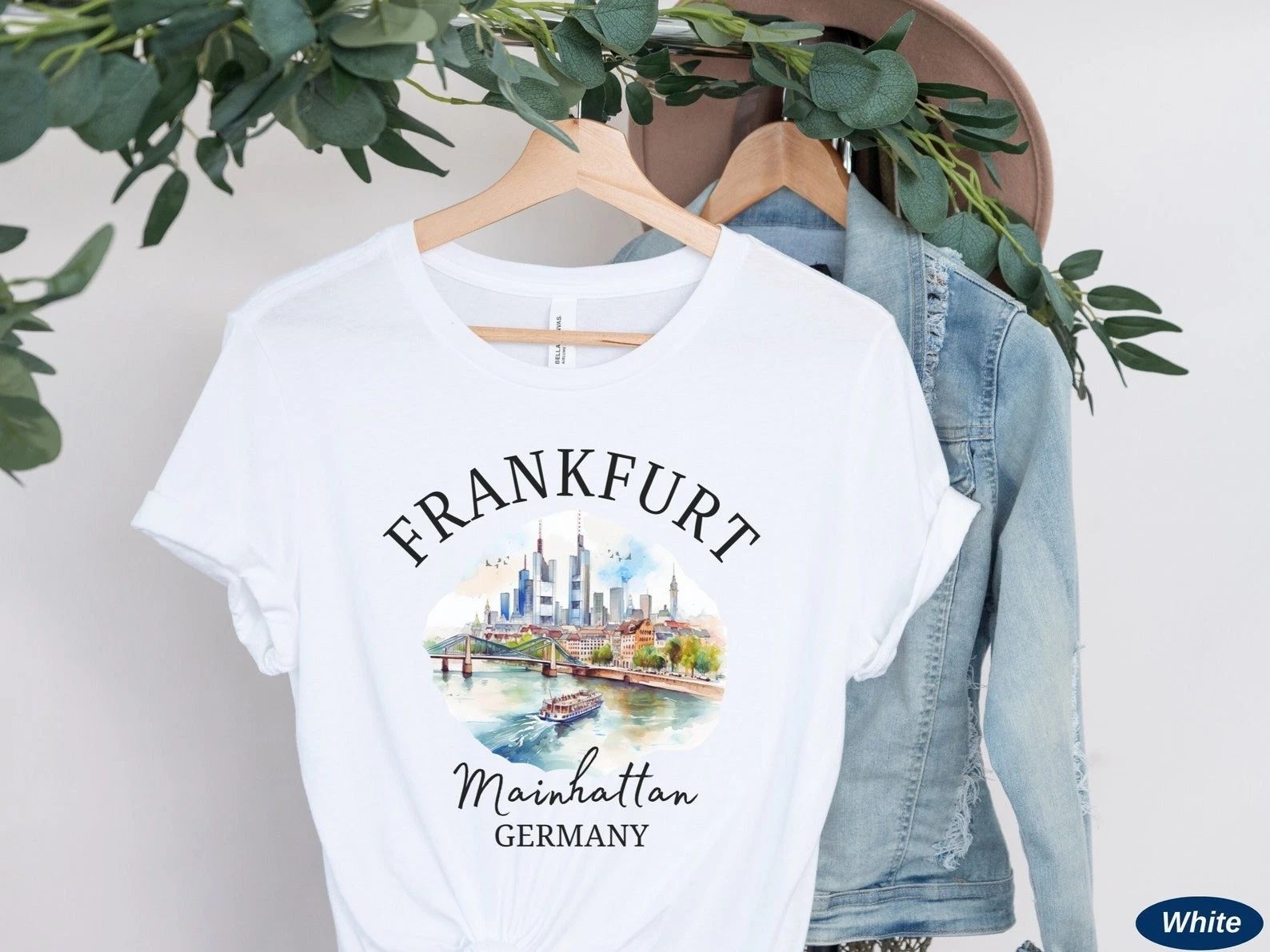 Frankfurt T-Shirt Travel Gift for Germany Trip Lovers Souvenir Tee Unisex T-shirt, Sweatshirt, Hoodie, Long Sleeve Tee - T-Shirt, Sweatshirt, Hoodie