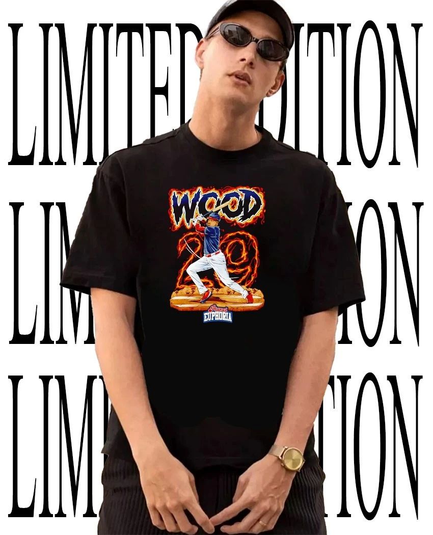 MLB Robert Wood Jr 29 Baseball WOOD caricature shirt Unisex T-shirt, Sweatshirt, Hoodie, Long Sleeve Tee - T-Shirt, Sweatshirt, Hoodie