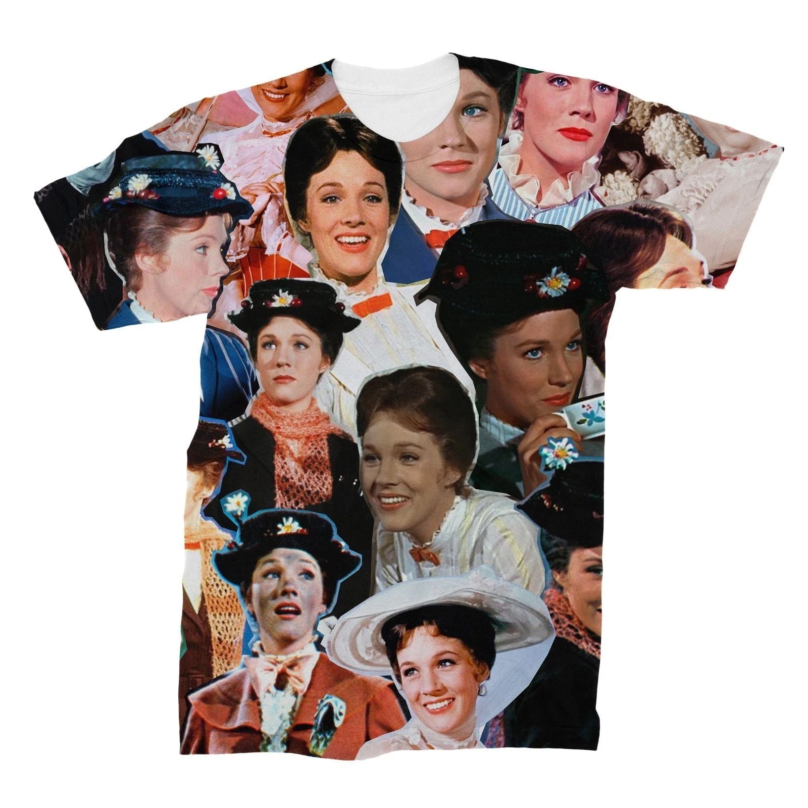 Mary Poppins Photo Collage T-Shirt Unisex T-shirt, Sweatshirt, Hoodie, Long Sleeve Tee - T-Shirt, Sweatshirt, Hoodie