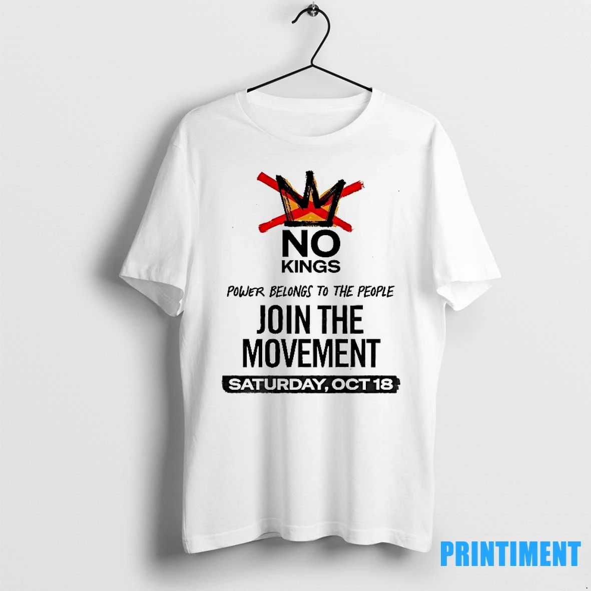 No Kings Power Belongs To The People Join The Movement Tshirts Sweater Unisex T-shirt, Sweatshirt, Hoodie, Long Sleeve Tee - T-Shirt, Sweatshirt, Hoodie