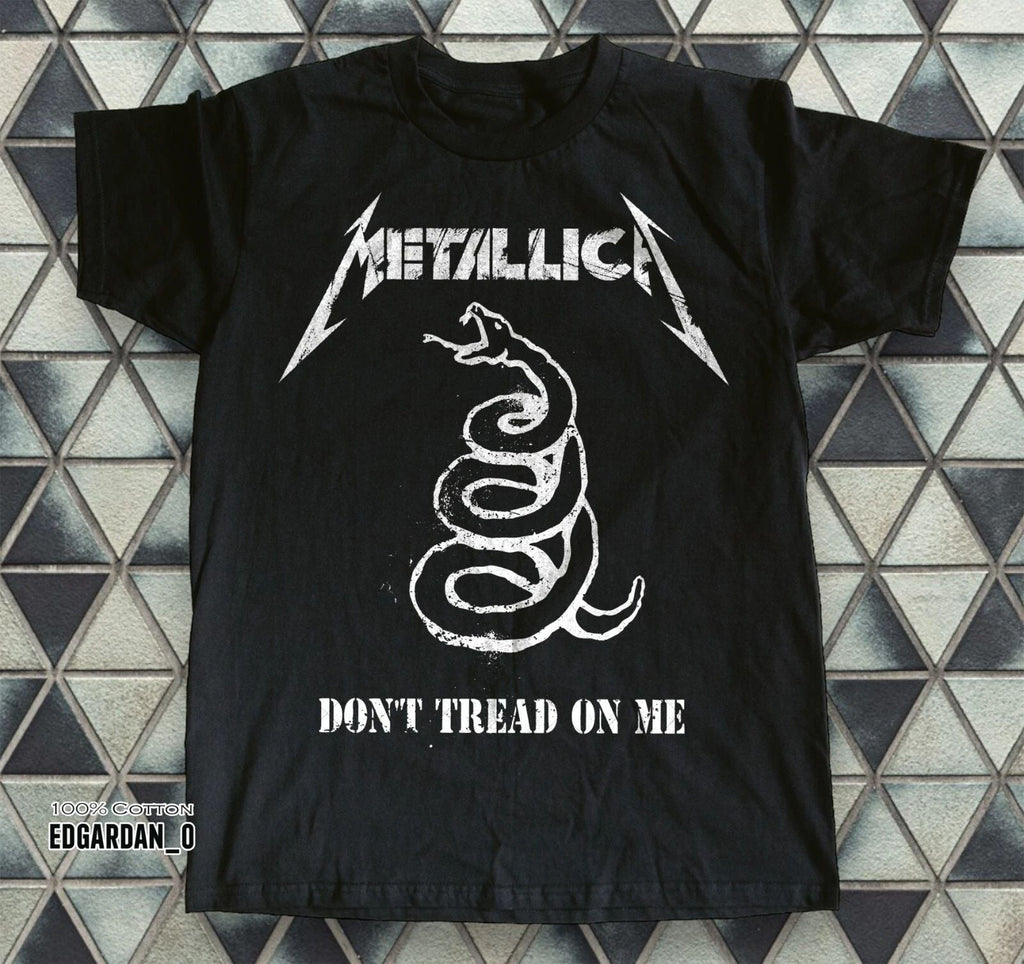 METALLICA Dont Tread On Me Heavy Cotton Black Unisex T-shirt Size S-5XL Unisex T-shirt, Sweatshirt, Hoodie, Long Sleeve Tee - T-Shirt, Sweatshirt, Hoodie