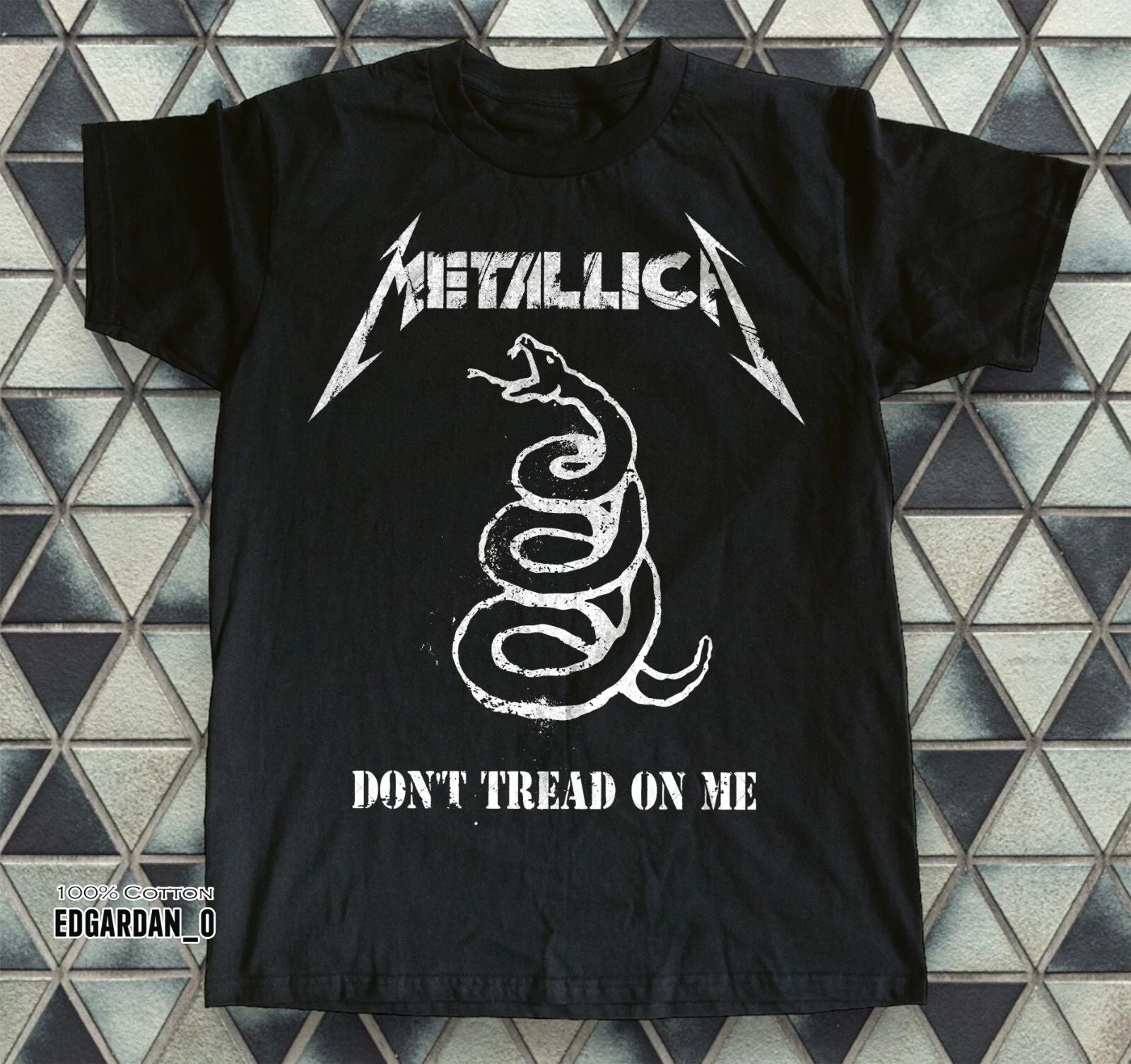 METALLICA Dont Tread On Me Heavy Cotton Black Unisex T-shirt Size S-5XL Unisex T-shirt, Sweatshirt, Hoodie, Long Sleeve Tee - T-Shirt, Sweatshirt, Hoodie