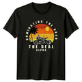 Dominating The Road The Real Mens T-Shirt Sportbike Sunset Unisex T-shirt, Sweatshirt, Hoodie, Long Sleeve Tee - T-Shirt, Sweatshirt, Hoodie