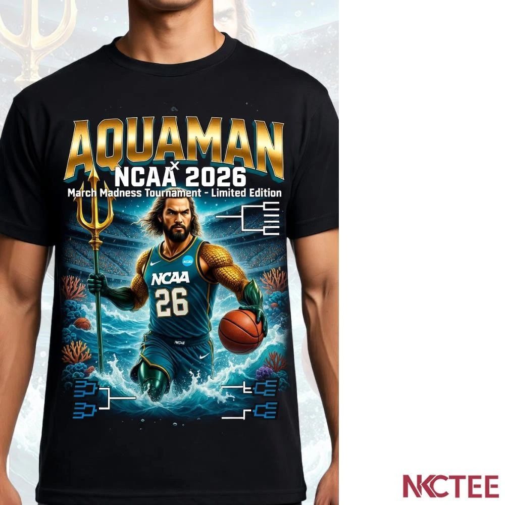 NKCtees 2026 NCAA Tournament basketball Aquaman shirt Unisex T-shirt, Sweatshirt, Hoodie, Long Sleeve Tee - T-Shirt, Sweatshirt, Hoodie