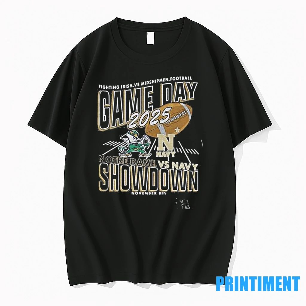Notre Dame Fighting Irish Vs Navy Midshipmen Gameday Football Matchup Tshirts Sweater Unisex T-shirt, Sweatshirt, Hoodie, Long Sleeve Tee - T-Shirt, Sweatshirt, Hoodie