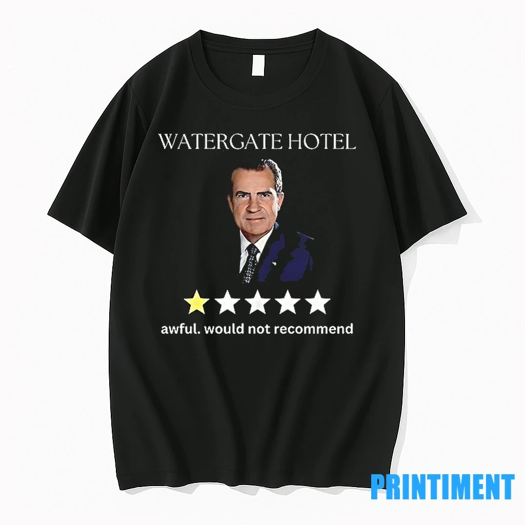 Watergate Richard Nixon One Star Review Graphic Tshirts Sweater Unisex T-shirt, Sweatshirt, Hoodie, Long Sleeve Tee - T-Shirt, Sweatshirt, Hoodie