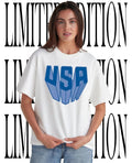 USA Superman Soccer logo shirt Unisex T-shirt, Sweatshirt, Hoodie, Long Sleeve Tee - T-Shirt, Sweatshirt, Hoodie