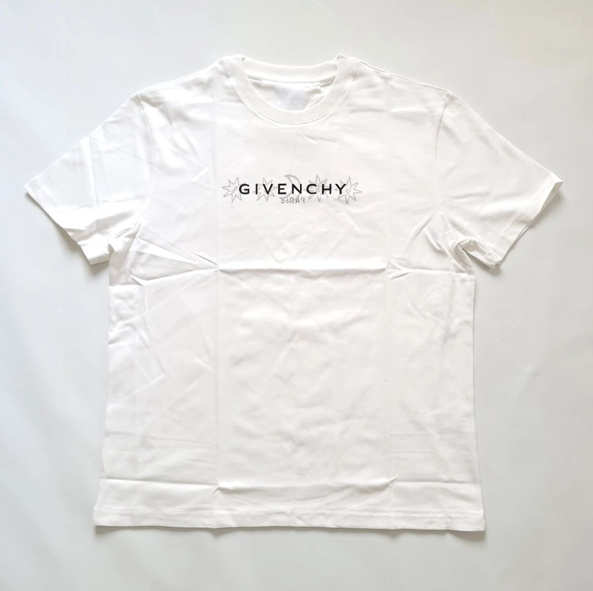 Givenchy Tarot Print  Authentic Two Side Men's White T-Shirt Size XL Unisex T-shirt, Sweatshirt, Hoodie, Long Sleeve Tee - T-Shirt, Sweatshirt, Hoodie