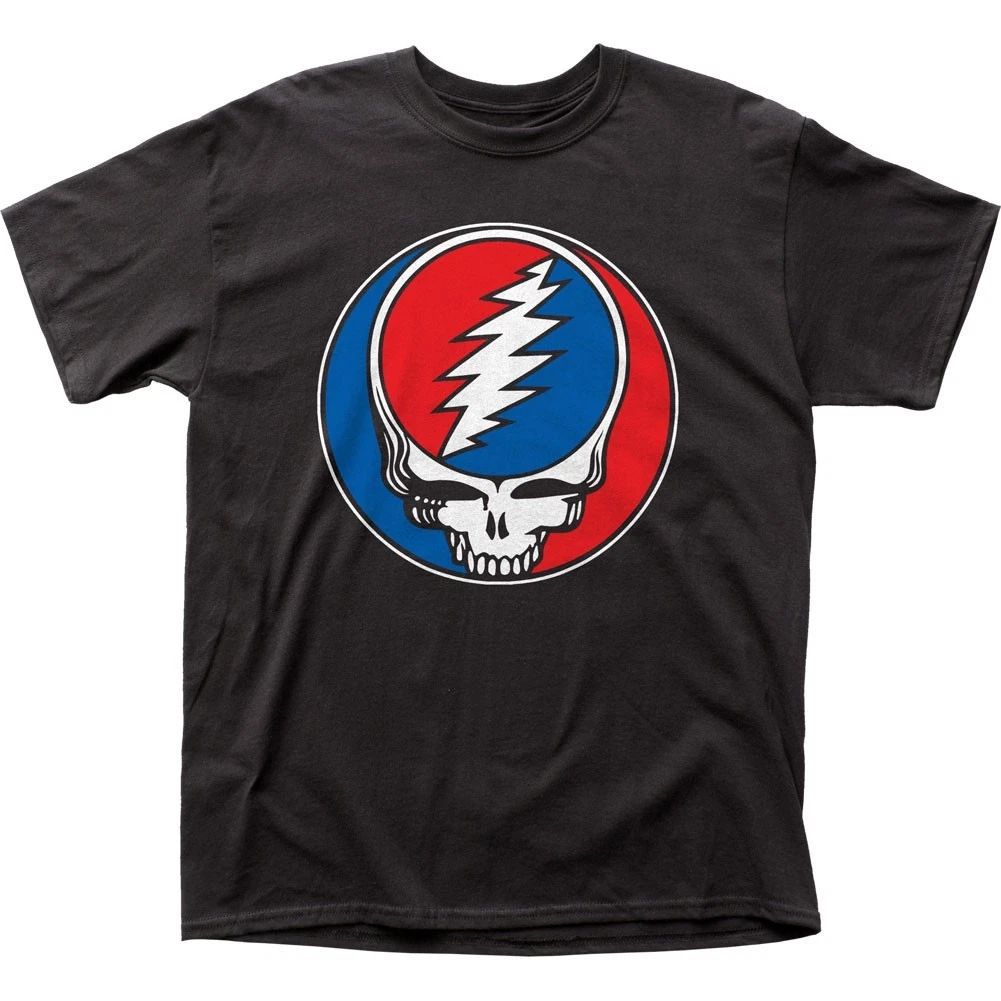 Greatful Dead Logo Steal Your Face Mens T Shirt Music Classic Band Tee New Black Unisex T-shirt, Sweatshirt, Hoodie, Long Sleeve Tee - T-Shirt, Sweatshirt, Hoodie