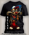 Streetwear Relax Smoker RAT Tee Shirt Big Tall Small Graphic Pro Club Shaka RTP Unisex T-shirt, Sweatshirt, Hoodie, Long Sleeve Tee - T-Shirt, Sweatshirt, Hoodie