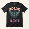 Bio-Link Evolution Remixed T-Shirt Cyberpunk Moth Techwear Futuristic Sci-Fi Tee Unisex T-shirt, Sweatshirt, Hoodie, Long Sleeve Tee - T-Shirt, Sweatshirt, Hoodie