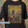 Vintage 90s Graphic Style Resident Evil T-shirt, Retro Game Resident Evil Shirt Unisex T-shirt, Sweatshirt, Hoodie, Long Sleeve Tee - T-Shirt, Sweatshirt, Hoodie