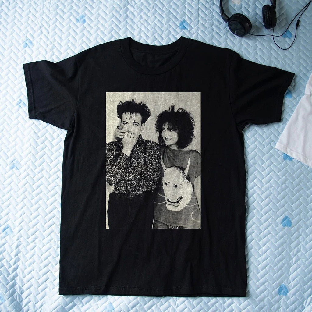 Robert Smith and Siouxsie Sioux - Goth - The Cure Black T-shirt Size S-5XL Unisex T-shirt, Sweatshirt, Hoodie, Long Sleeve Tee - T-Shirt, Sweatshirt, Hoodie