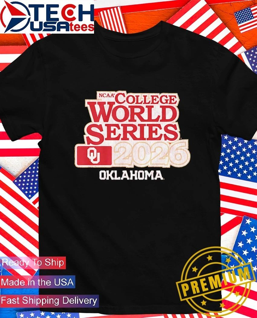 Oklahoma Sooners Baseball 2026 College World Series shirt Unisex T-shirt, Sweatshirt, Hoodie, Long Sleeve Tee - T-Shirt, Sweatshirt, Hoodie
