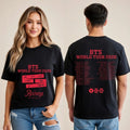 Global Kpop Boy Band Reunion 2026 Double Sided Concert Tee Fan Gift Shirt Unisex T-shirt, Sweatshirt, Hoodie, Long Sleeve Tee - T-Shirt, Sweatshirt, Hoodie