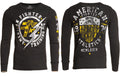 AMERICAN FIGHTER HERITAGE Men's T-Shirt L/S Biker MMA Unisex T-shirt, Sweatshirt, Hoodie, Long Sleeve Tee - T-Shirt, Sweatshirt, Hoodie