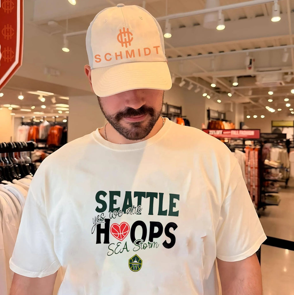 Seattle Storm Hoops yes we are Sea Storm shirt Unisex T-shirt, Sweatshirt, Hoodie, Long Sleeve Tee - T-Shirt, Sweatshirt, Hoodie