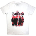 The Damned Repeat Logo Photo T-Shirt White New Unisex T-shirt, Sweatshirt, Hoodie, Long Sleeve Tee - T-Shirt, Sweatshirt, Hoodie