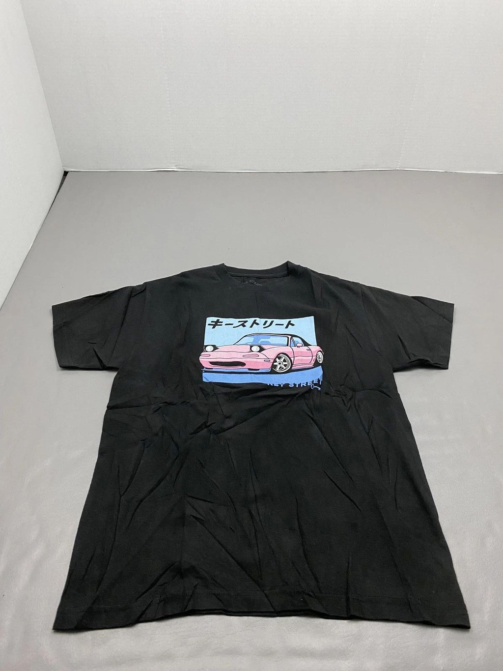 Key Street Shirt Mens Medium Black Pink Car Graphic Tee Anime Japanese JDM Unisex T-shirt, Sweatshirt, Hoodie, Long Sleeve Tee - T-Shirt, Sweatshirt, Hoodie