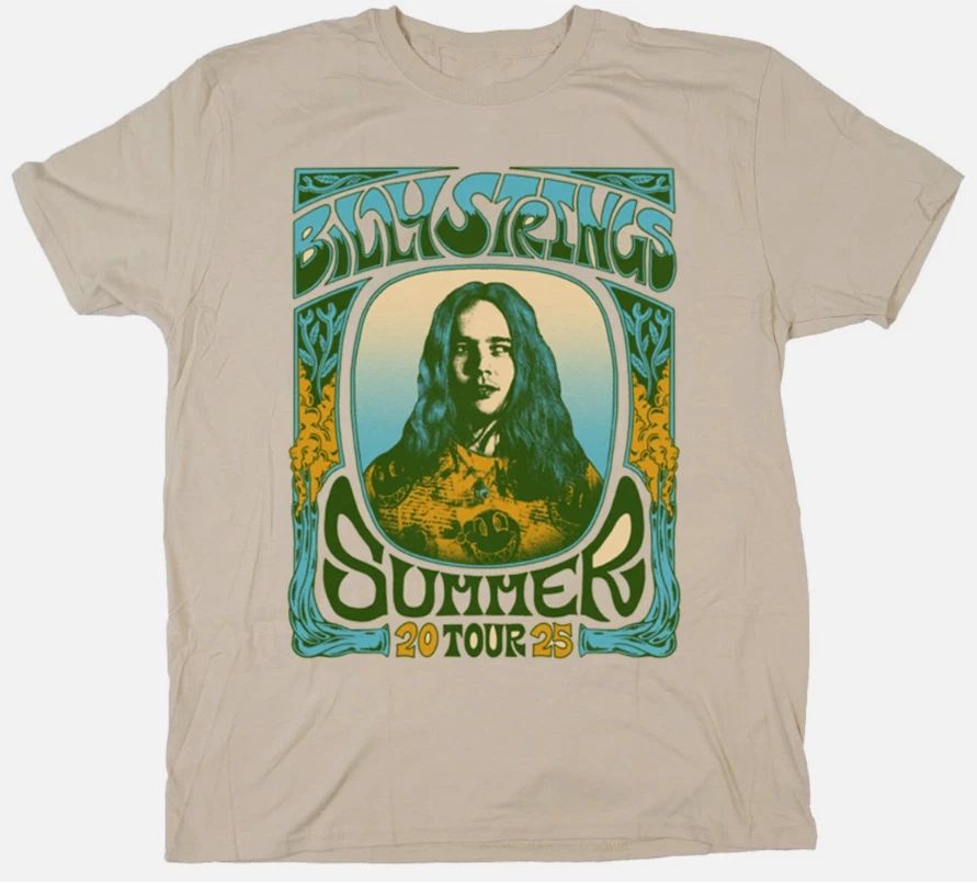 Billy Strings 2025 summer headline tour Cotton T-shirt S-4XL Unisex T-shirt, Sweatshirt, Hoodie, Long Sleeve Tee - T-Shirt, Sweatshirt, Hoodie