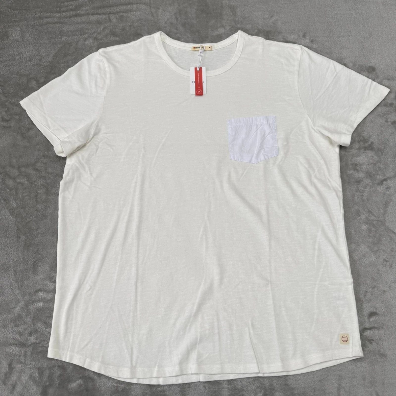 Marine Layer Heavy Slub Pocket Tee T-Shirt Mens XL Antique Cream Soft New NWT Unisex T-shirt, Sweatshirt, Hoodie, Long Sleeve Tee - T-Shirt, Sweatshirt, Hoodie