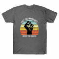 Sleeve Men's The Keep T-Shirt Racists Tee Deport Short The Immigrants Vintage Unisex T-shirt, Sweatshirt, Hoodie, Long Sleeve Tee - T-Shirt, Sweatshirt, Hoodie